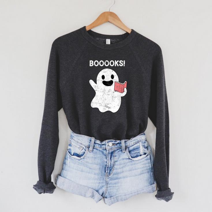 Books Spirit Books Spirit Books Ghost Raglan Sleeve Sweatshirt
