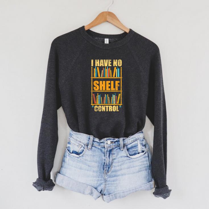 Bookworm Library Librarian Book Nerd Reading Raglan Sleeve Sweatshirt