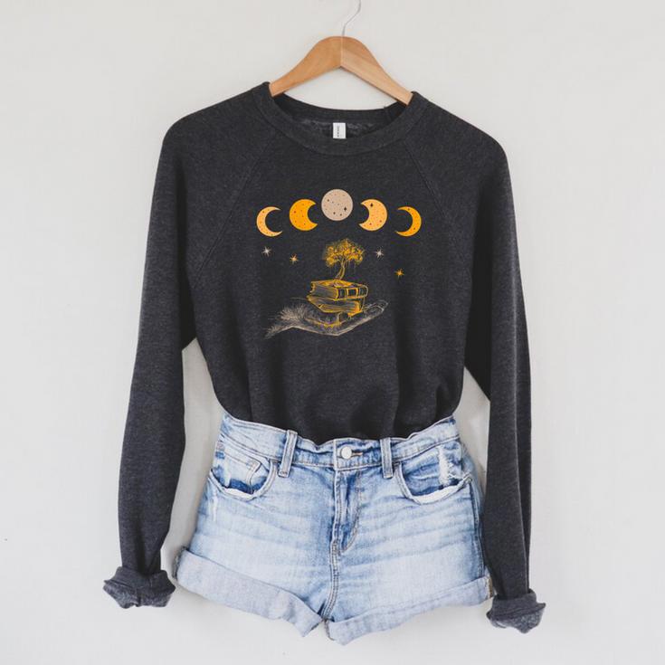 Dark Academia Clothing Book Of Life Raglan Sleeve Sweatshirt