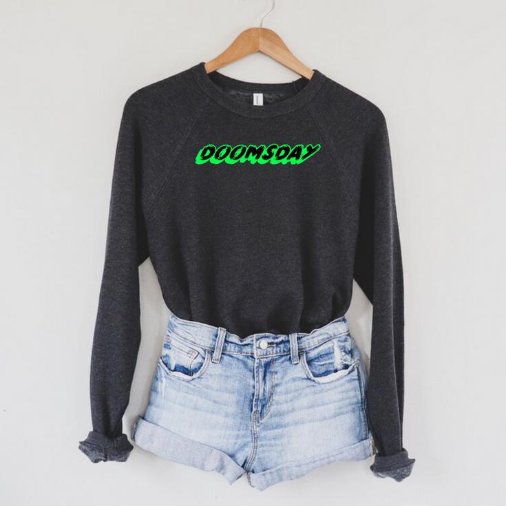 Doomsday Movie Ending Character Book Raglan Sleeve Sweatshirt