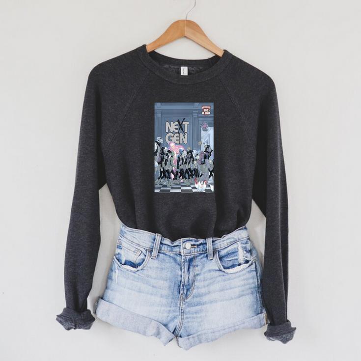 Marvel Comixology Next Gen Age Of X-Men Comic Book Cover Raglan Sleeve Sweatshirt