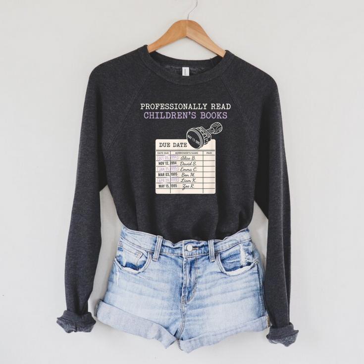 Still Read Childrens Books Librarian Teacher Reader Raglan Sleeve Sweatshirt