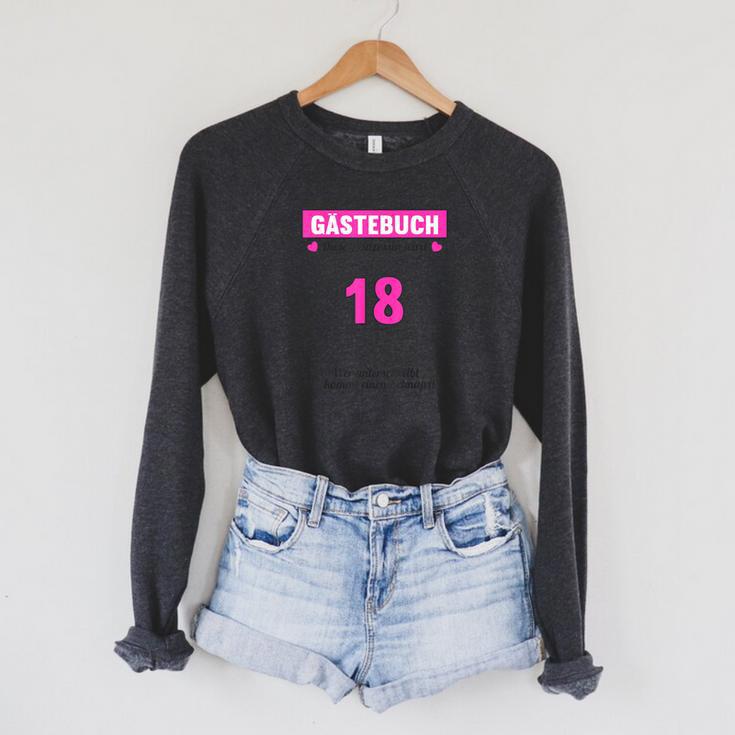 18th Birthday Guest Book Party 18 Years Raglan Sleeve Sweatshirt 18th Birthday Guest Book Party 18 Years Raglan Sleeve Sweatshirt