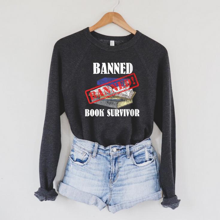 BANNED BOOKS Raglan Sleeve Sweatshirt