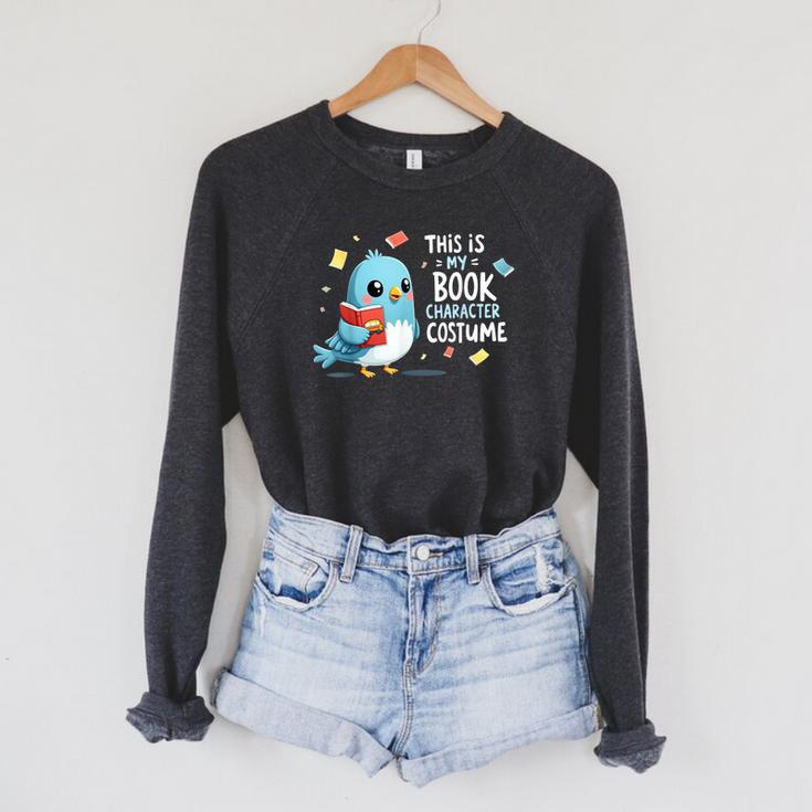 This Is My Book Character Costume Book Lovers Raglan Sleeve Sweatshirt