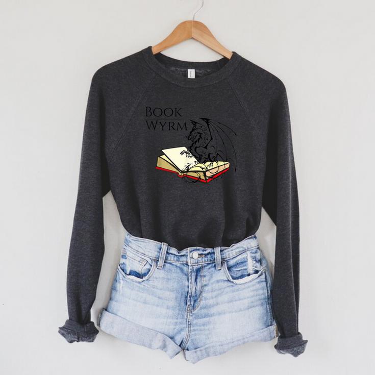 Book Lover I'm A Bookwyrm Not A Bookworm T-Shirt Raglan Sleeve Sweatshirt Book Lover I'm A Bookwyrm Not A Bookworm T-Shirt Raglan Sleeve Sweatshirt