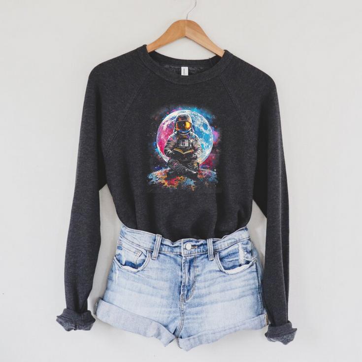 Book Lovers Cool Astronaut Reading Books In Space Kids Raglan Sleeve Sweatshirt Book Lovers Cool Astronaut Reading Books In Space Kids Raglan Sleeve Sweatshirt