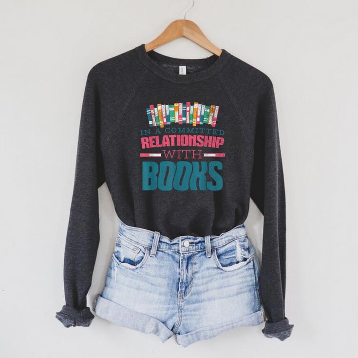 Book Reader Bookish Booktok Reading Cute Sarcastic Raglan Sleeve Sweatshirt