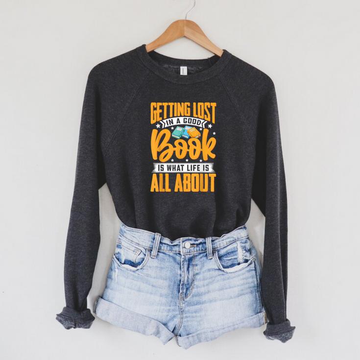 Bookstore Owner Quote Raglan Sleeve Sweatshirt