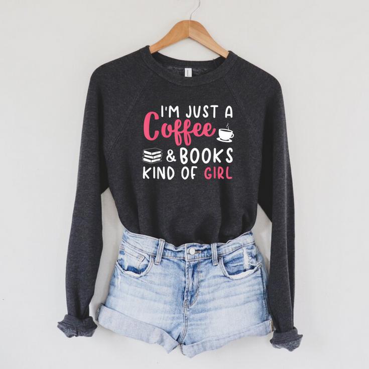 Coffee Lover Saying For Women Book Reading Club Librarian Raglan Sleeve Sweatshirt Coffee Lover Saying For Women Book Reading Club Librarian Raglan Sleeve Sweatshirt