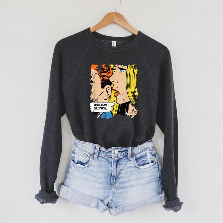 Comic Book Collection Comic Book Collector Raglan Sleeve Sweatshirt