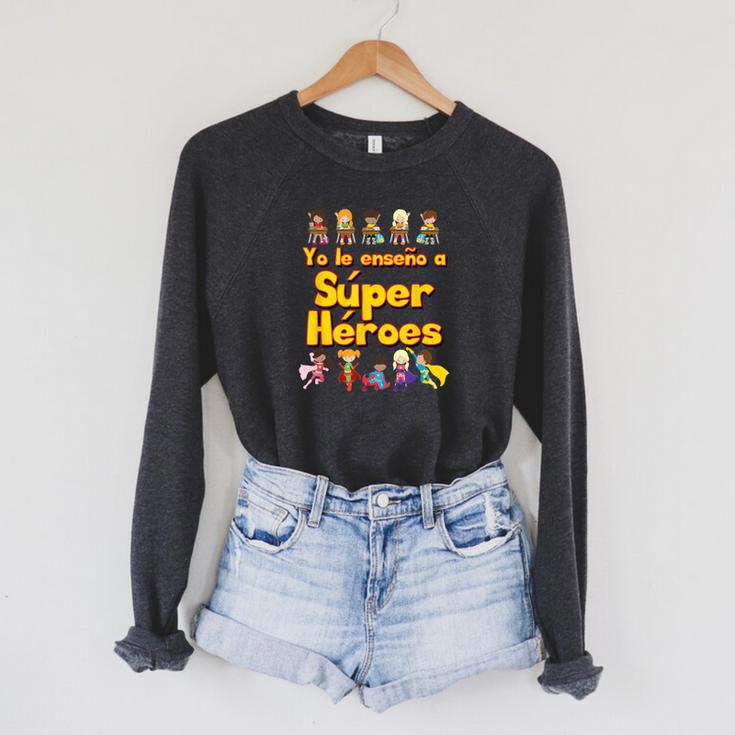 Comic Book Super Hero Student Spanish Teacher Tshirt Men Women Kids Raglan Sleeve Sweatshirt Comic Book Super Hero Student Spanish Teacher Tshirt Men Women Kids Raglan Sleeve Sweatshirt