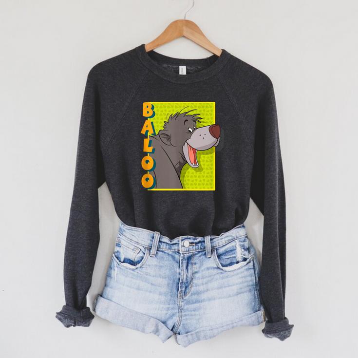 Disney The Jungle Book Baloo Raglan Sleeve Sweatshirt Disney The Jungle Book Baloo Raglan Sleeve Sweatshirt