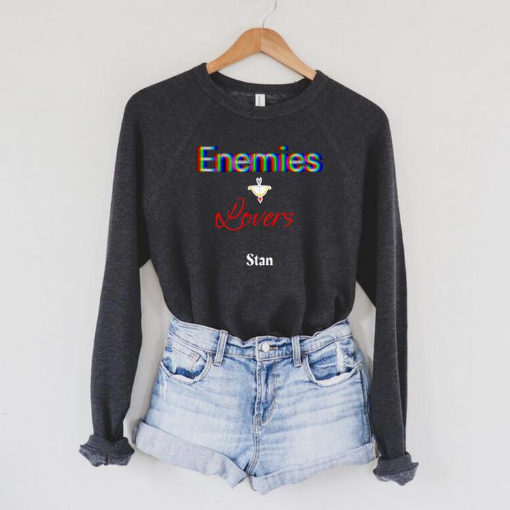 Enemies To Lovers Romance Book Booktok Bookstagram Raglan Sleeve Sweatshirt