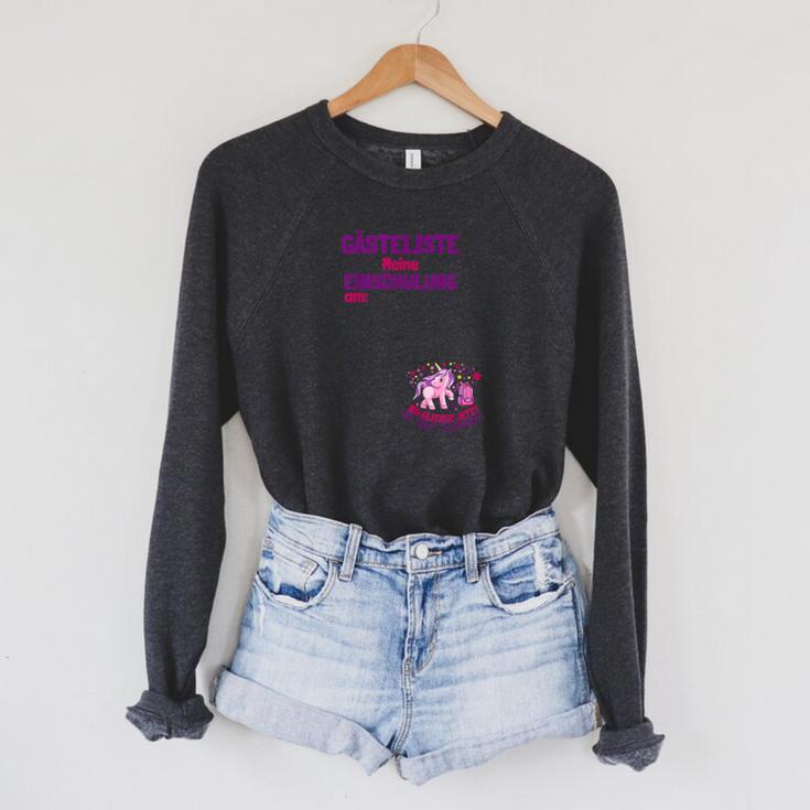 Guest List First Day At School Guest Book First Class Raglan Sleeve Sweatshirt