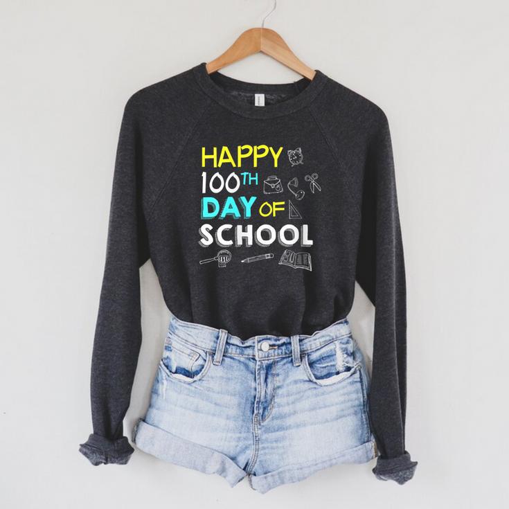 Happy 100th Day Of 5th Fifth Grade Books School Teacher Raglan Sleeve Sweatshirt Happy 100th Day Of 5th Fifth Grade Books School Teacher Raglan Sleeve Sweatshirt