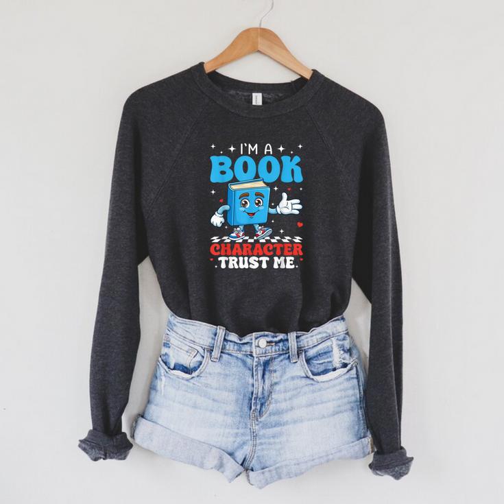 I'm a Book Character Costumes For Kids Storybook Raglan Sleeve Sweatshirt