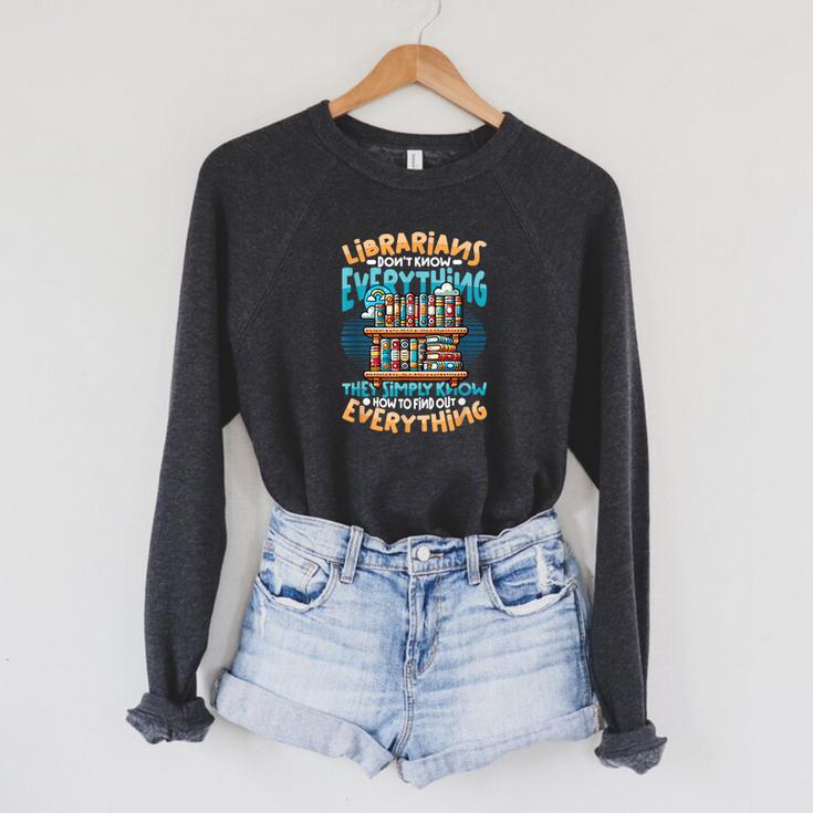 Librarian Book Lover Library Librarian Raglan Sleeve Sweatshirt