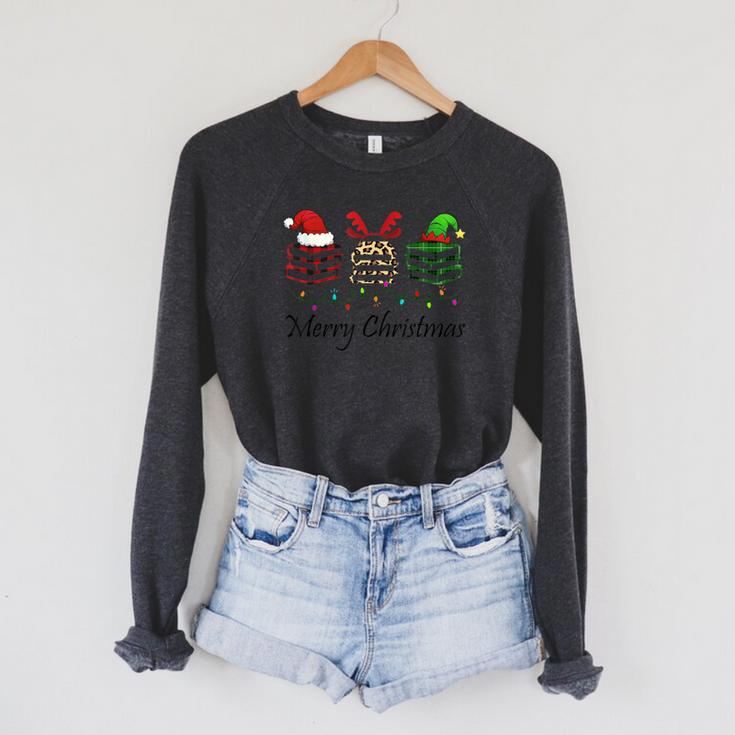 Librarian Merry Christmas Books Santa Hat Reindeer Elf Xmas Raglan Sleeve Sweatshirt Librarian Merry Christmas Books Santa Hat Reindeer Elf Xmas Raglan Sleeve Sweatshirt