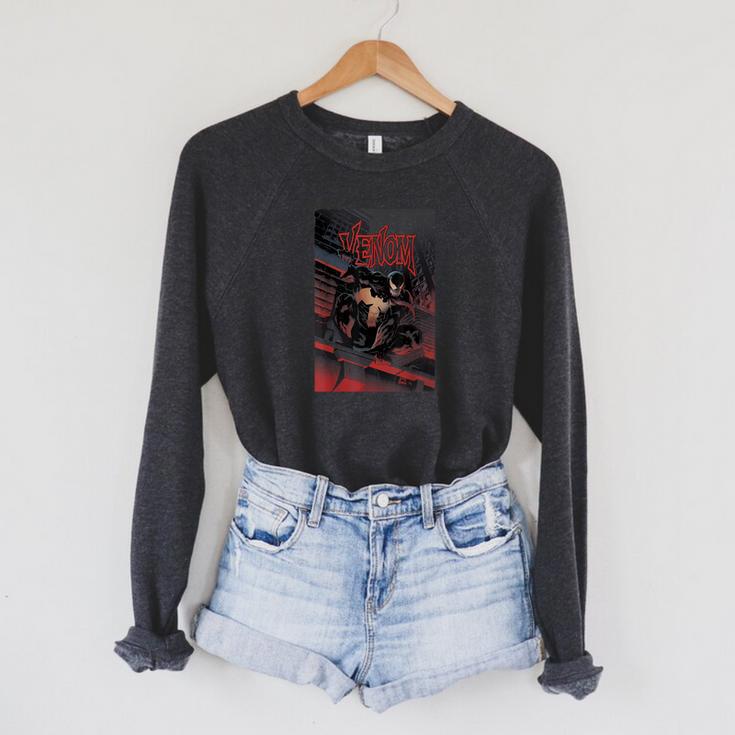 Marvel Comixology Venom Issue 11 Comic Book Cover Raglan Sleeve Sweatshirt