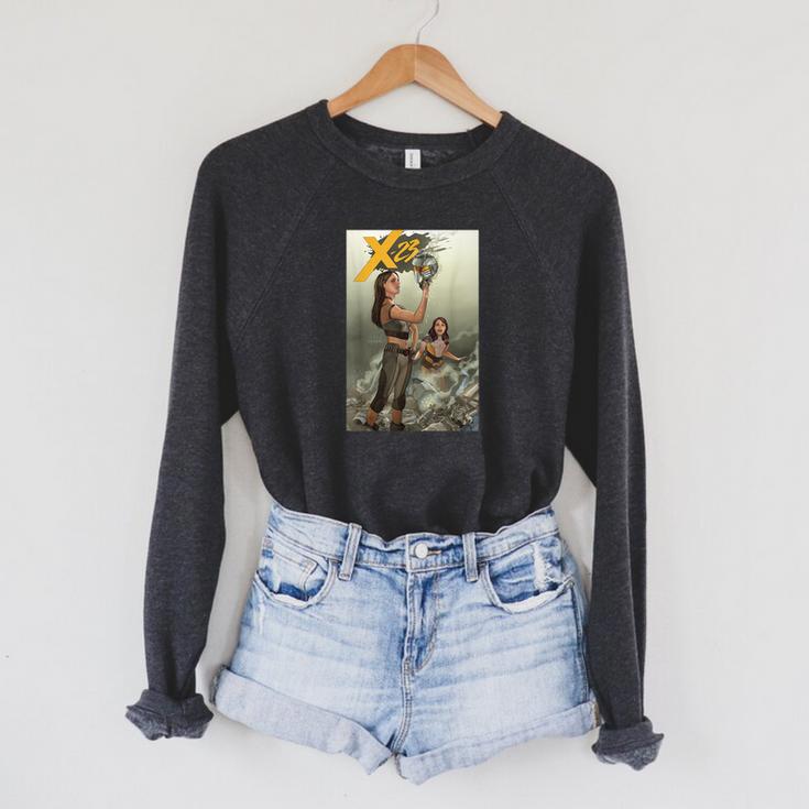 Marvel Comixology X-23 Issue 9 Comic Book Cover Raglan Sleeve Sweatshirt Marvel Comixology X-23 Issue 9 Comic Book Cover Raglan Sleeve Sweatshirt