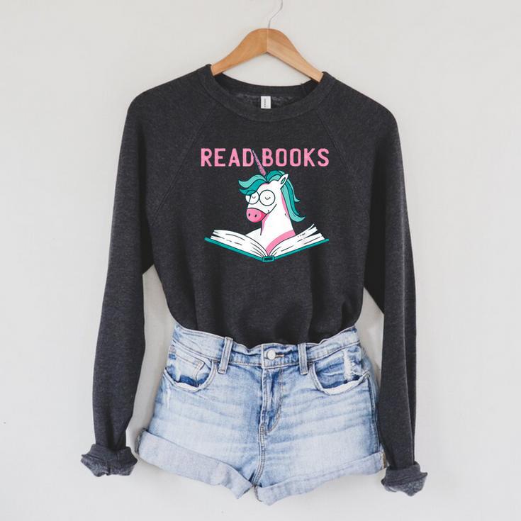 Read Books Reading Book Raglan Sleeve Sweatshirt