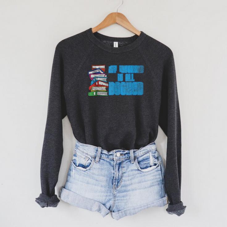 Reading Books Joke My Weekend Is All Booked Bookworm Reader Raglan Sleeve Sweatshirt