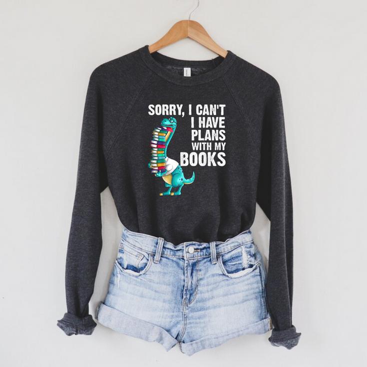 Reading Books For Men Women Bookworm Story Reader Raglan Sleeve Sweatshirt