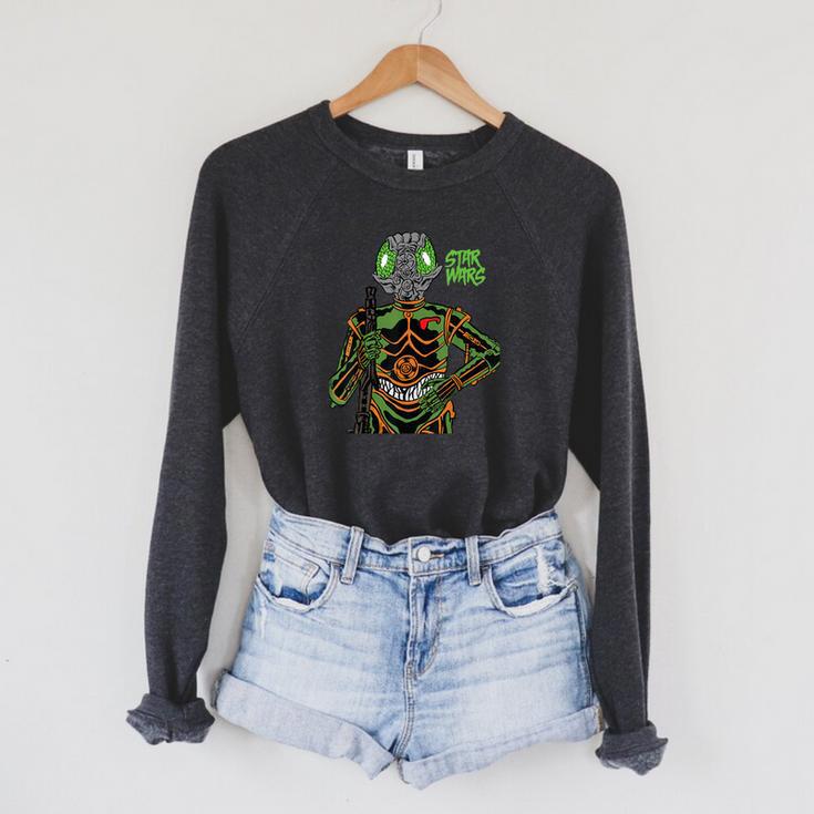 Star Wars 4-LOM Bounty Hunter Droid Comic Book Raglan Sleeve Sweatshirt