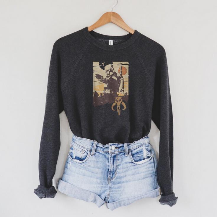 Star Wars The Book Of Boba Fett Tatooine Battle Raglan Sleeve Sweatshirt