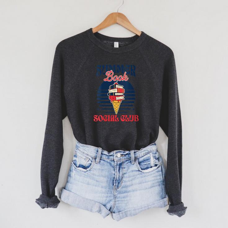 Summer Book Social Club Raglan Sleeve Sweatshirt