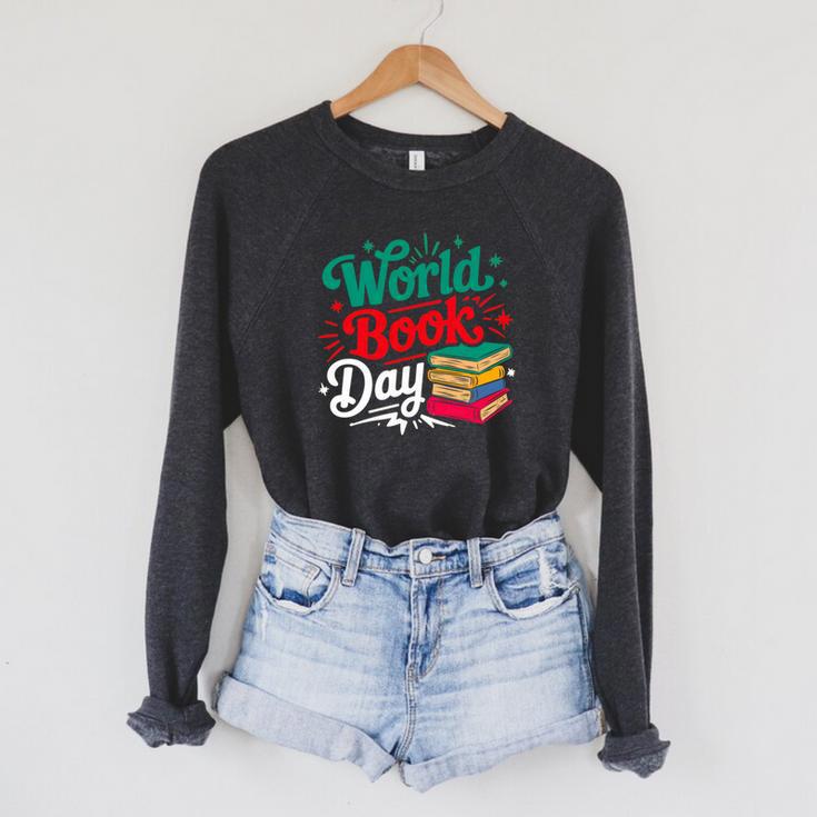 World Book Day 2026 Costume Girls Boys Books Lover Women Men Raglan Sleeve Sweatshirt World Book Day 2026 Costume Girls Boys Books Lover Women Men Raglan Sleeve Sweatshirt