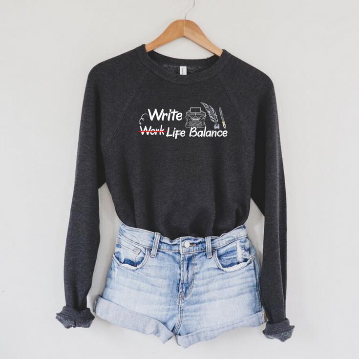 Writer Book Writing Lover Writing Expert Raglan Sleeve Sweatshirt