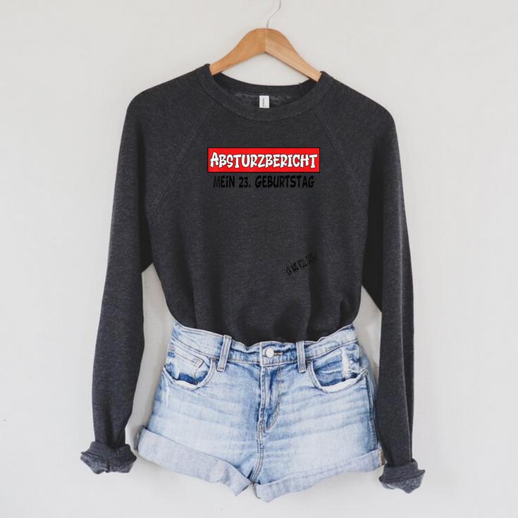 23rd Birthday Guest Book Raglan Sleeve Sweatshirt