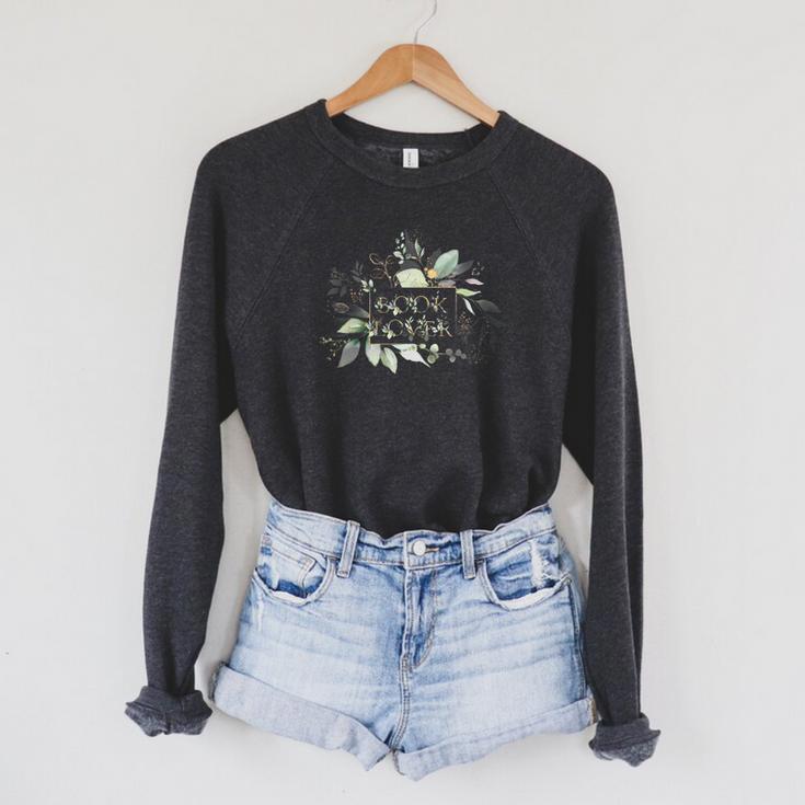 Book Lover Comfort Wear Raglan Sleeve Sweatshirt
