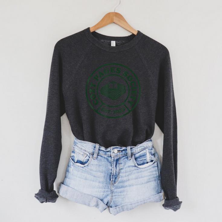 Cozy Pages Society Readers Book Lovers Bookish Raglan Sleeve Sweatshirt