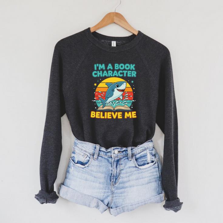I'm a Book Character Costumes For Kids Storybook Character Premium Tri-Blend Raglan Sleeve Sweatshirt