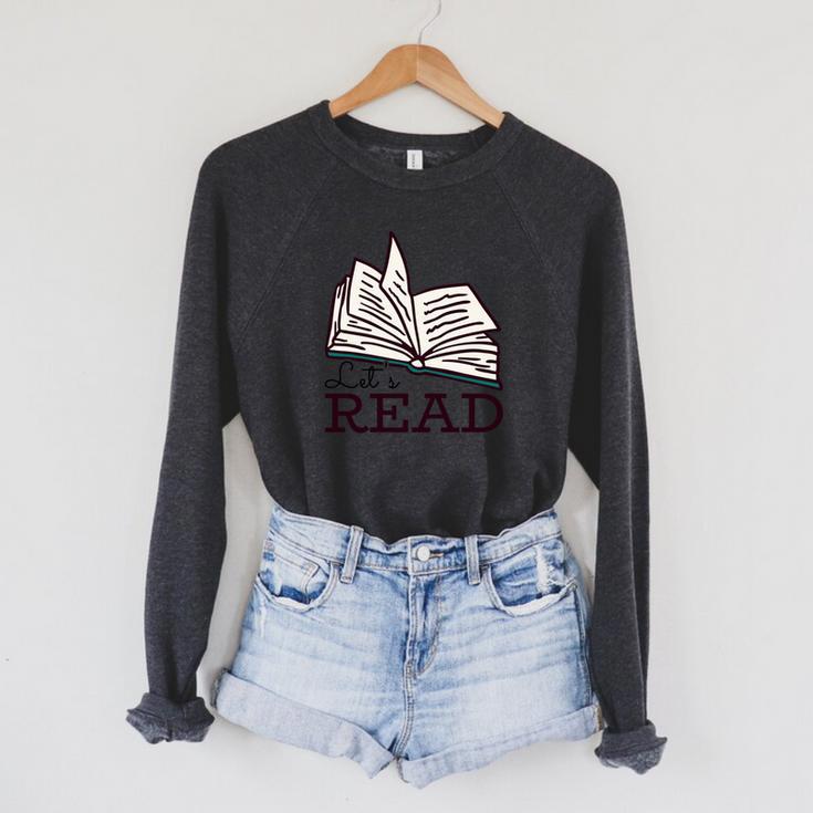 Let's Read Books Raglan Sleeve Sweatshirt