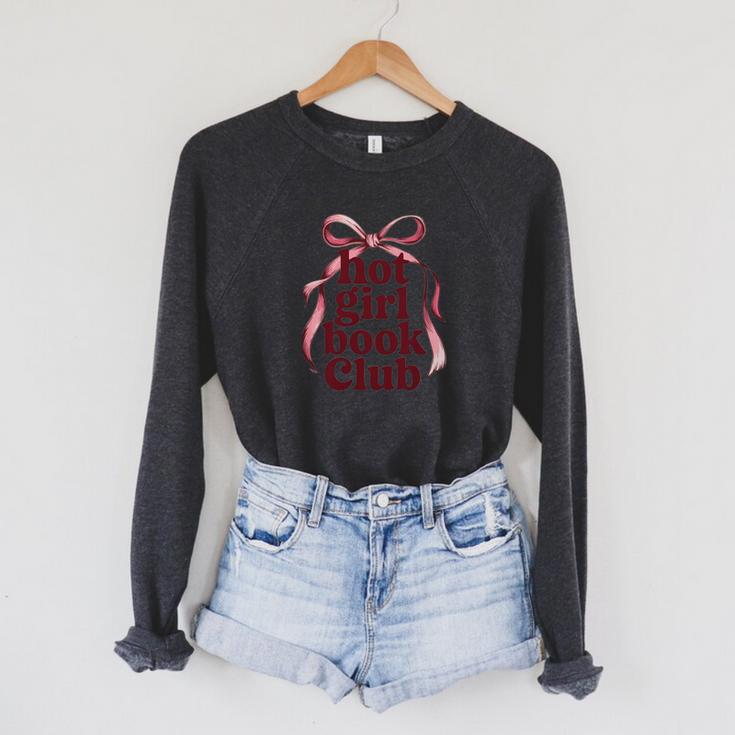 Reading Read Books Reader Nerd Hot Girl Book Club Premium Tri-Blend Raglan Sleeve Sweatshirt