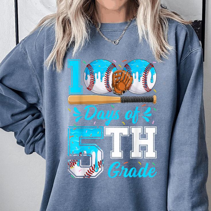 100 Days Of 5th Grade Baseball 100th Day Of School Boys Kids Comfort Colors Sweatshirt 100 Days Of 5th Grade Baseball 100th Day Of School Boys Kids Comfort Colors Sweatshirt