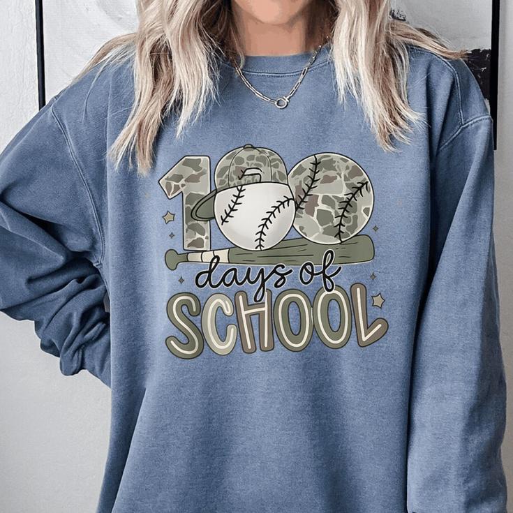100 Days Of School Baseball Cap Boy School Teacher Comfort Colors Sweatshirt 100 Days Of School Baseball Cap Boy School Teacher Comfort Colors Sweatshirt