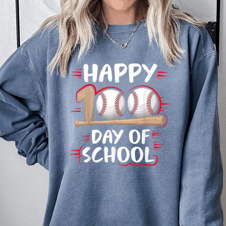 100 Days Of School Baseball Theme Kids Teens Boys 100th Day Comfort Colors Sweatshirt 100 Days Of School Baseball Theme Kids Teens Boys 100th Day Comfort Colors Sweatshirt