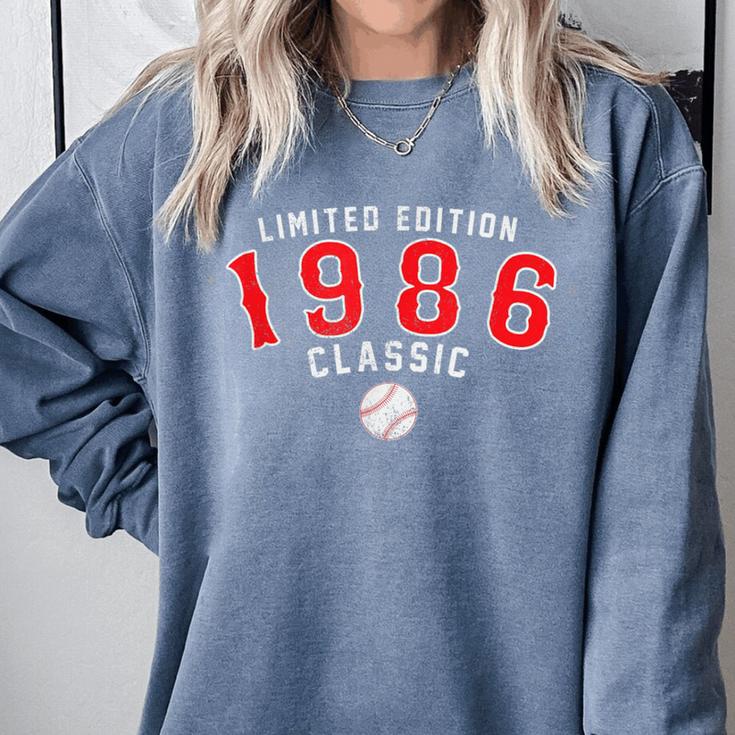 40 Year Old 1986 Classic Baseball 40th Birthday Comfort Colors Sweatshirt 40 Year Old 1986 Classic Baseball 40th Birthday Comfort Colors Sweatshirt