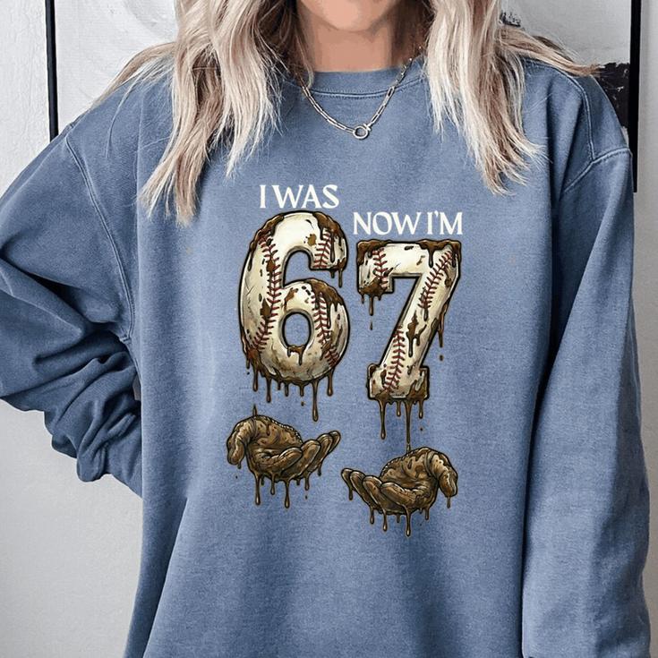 I Was 6 Now I'm 7 Baseball 6 7 Birthday Boys Girls Comfort Colors Sweatshirt I Was 6 Now I'm 7 Baseball 6 7 Birthday Boys Girls Comfort Colors Sweatshirt