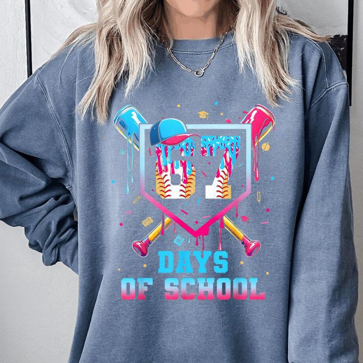 67 Days Of School 67th Day Baseball Meme Men Boys Kids Comfort Colors Sweatshirt 67 Days Of School 67th Day Baseball Meme Men Boys Kids Comfort Colors Sweatshirt