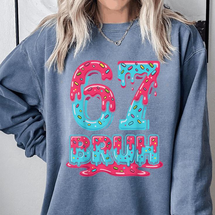 67 Ice Cream Drip Baseball For Men Women Kids Comfort Colors Sweatshirt 67 Ice Cream Drip Baseball For Men Women Kids Comfort Colors Sweatshirt