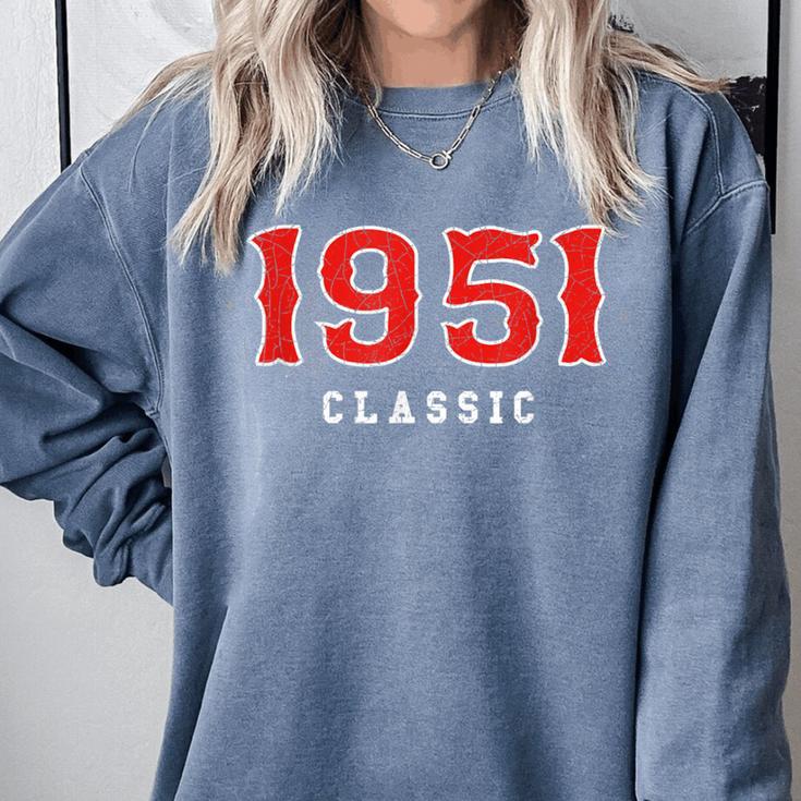 75 Year Old 1951 Classic Baseball Fan 75th Birthday Comfort Colors Sweatshirt 75 Year Old 1951 Classic Baseball Fan 75th Birthday Comfort Colors Sweatshirt