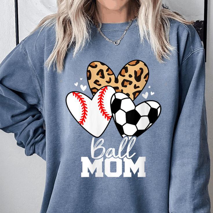 Ball Mom Soccer Baseball Mom Heart Comfort Colors Sweatshirt Ball Mom Soccer Baseball Mom Heart Comfort Colors Sweatshirt