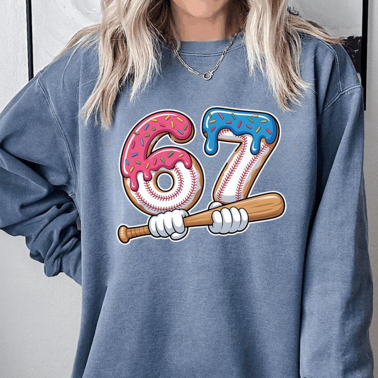 Baseball 67 Kids Ice Cream Drip Six Seven Youth Boys Comfort Colors Sweatshirt Baseball 67 Kids Ice Cream Drip Six Seven Youth Boys Comfort Colors Sweatshirt