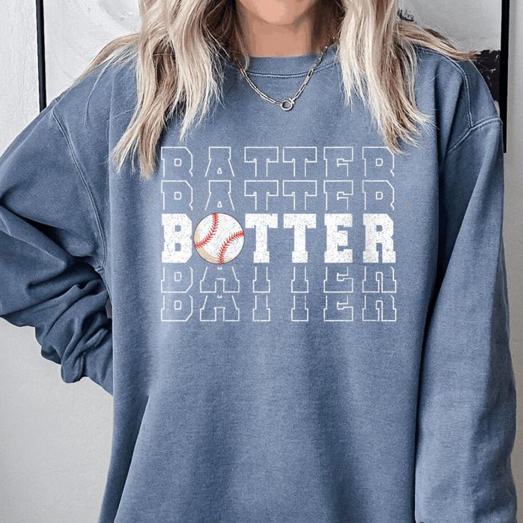 Baseball Batter Team Player Sport Lover Family Friends Fans Comfort Colors Sweatshirt Baseball Batter Team Player Sport Lover Family Friends Fans Comfort Colors Sweatshirt